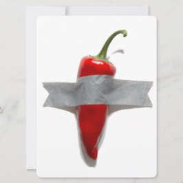 Duckband-Chili Feiertagskarte