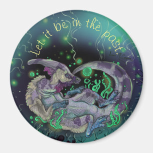 Duckbill Dinosaur Art Magnet