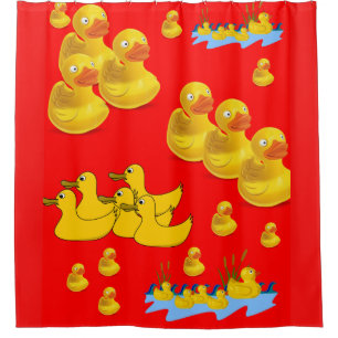 Ducken mit Duschvorhang