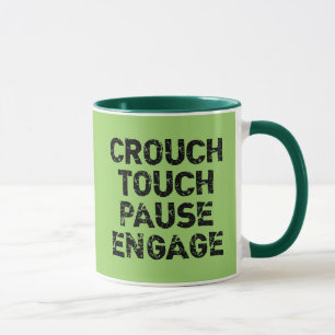 Ducken sich Touch-Pause sich engagieren Tasse