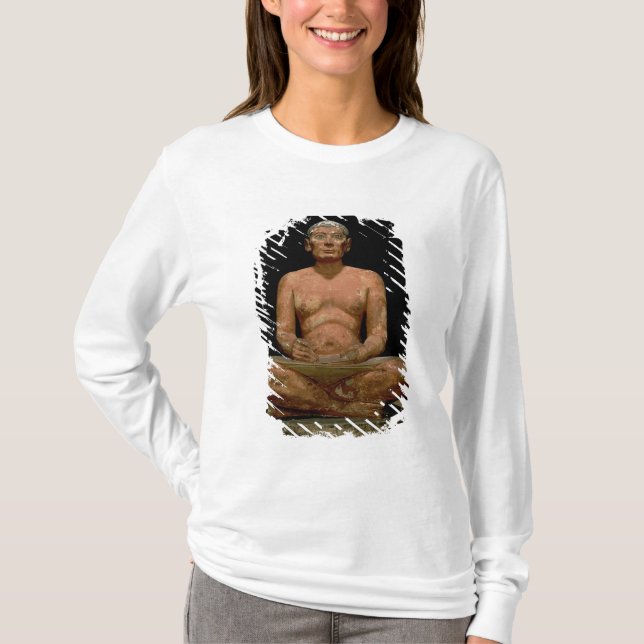 Duckende Schreiber-Statue T-Shirt (Vorderseite)