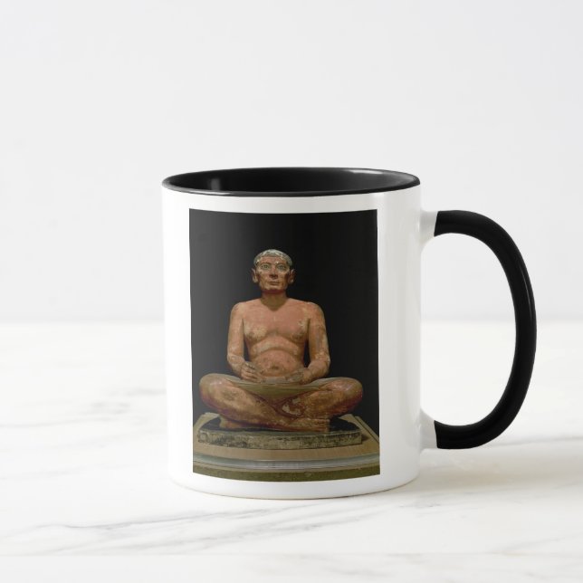 Duckende Schreiber-Statue Tasse (Rechts)