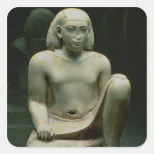 Duckende Zahl von Bes Quadratischer Aufkleber