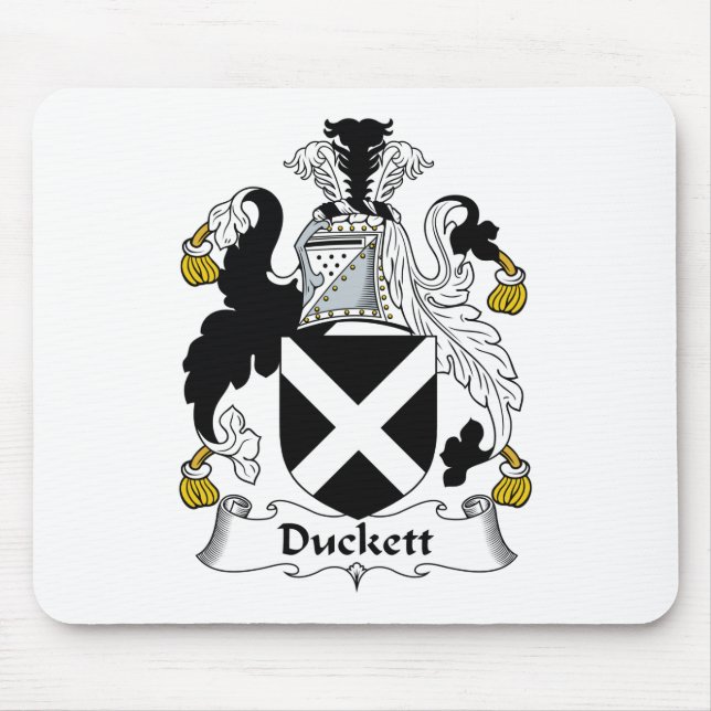 Duckett Familienwappen Mousepad (Vorne)