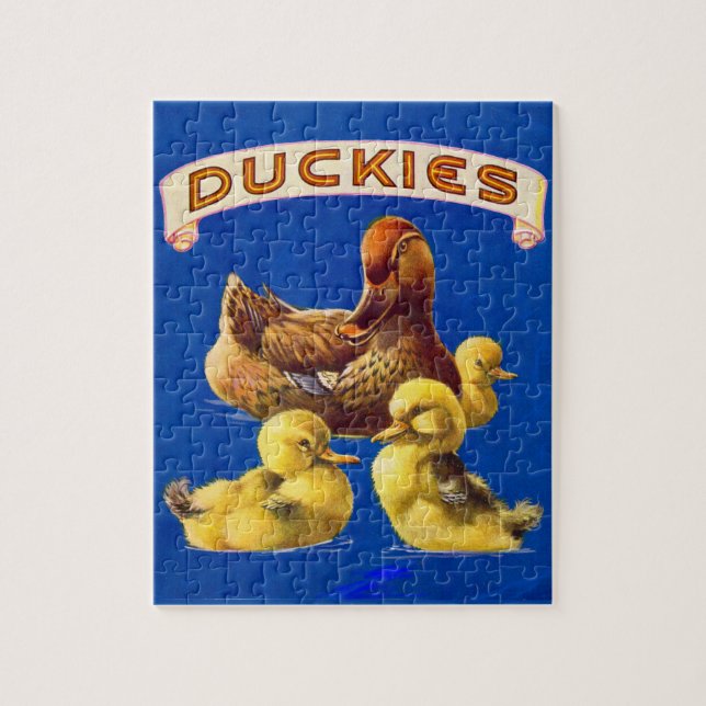 Duckies der 30er Jahre Puzzle (Vertikal)