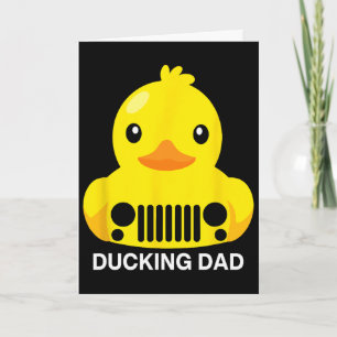 Ducking Dad Hunting Dad Opa Lustiger Vatertag Karte