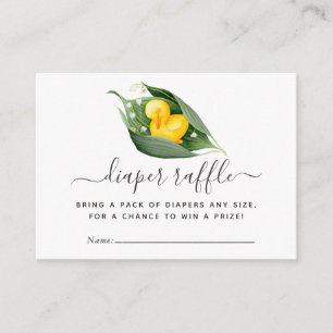 Duckling Baby Duckling Windeldusche Windelwanne Begleitkarte