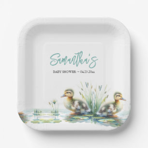 Duckling Baby Dusche verfügbar Pappteller