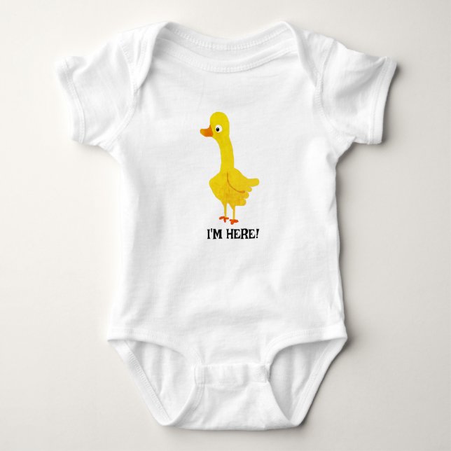 Duckling Baby Strampler (Vorderseite)