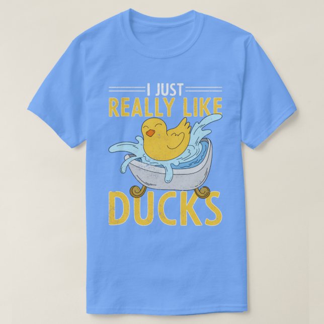 Duckling Bath Toy Ducky Bath Duck Rubber Duck T-Shirt (Design vorne)