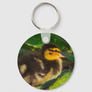 Duckling-Foto-Schlüsselanhänger Schlüsselanhänger