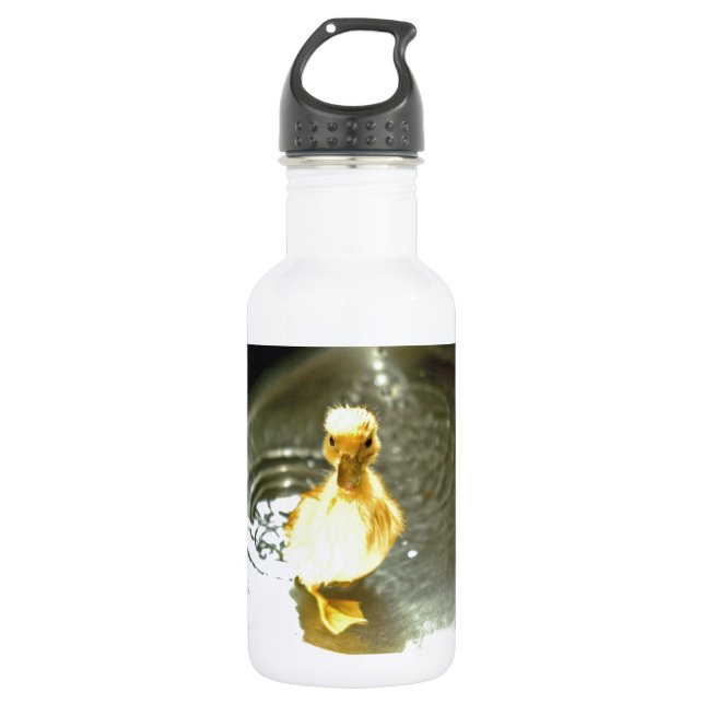 Duckling hat ein Bad. Trinkflasche (Vorderseite)