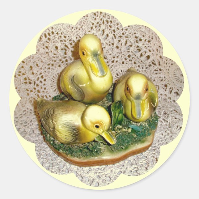 Ducklings Figurine Stickers (Vorderseite)