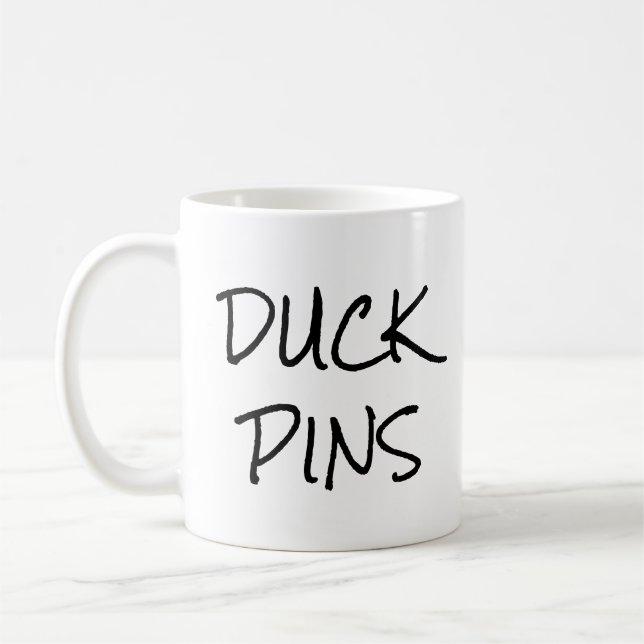 Ducknadeln-Tasse Kaffeetasse (Links)