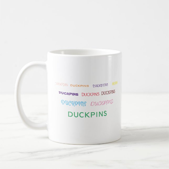 Ducknadeln-Tasse Kaffeetasse (Links)