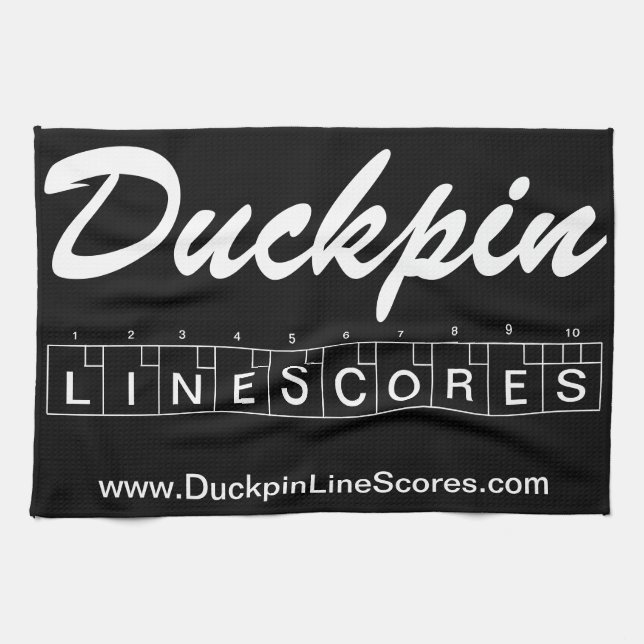 Duckpin Line Handtuch (Horizontal)
