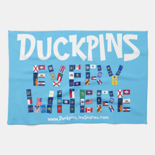 DUCKPINS ALLE Handtuchhalter Geschirrtuch