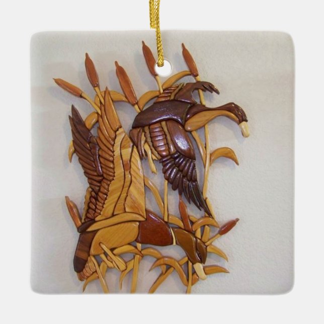 ‚Duckpond‘ Keramikornament (Vorderseite)