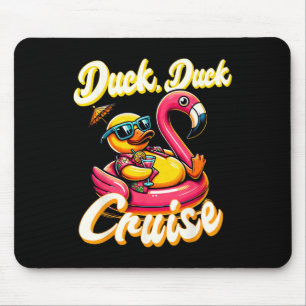 Ducks Duck Duck Cruise Family Vacation Ru Mousepad