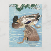 Ducks im Qater von Ohara Koson