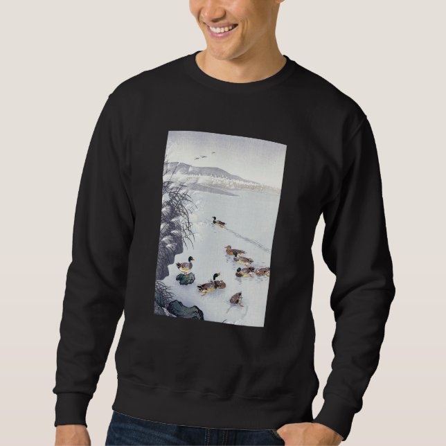 Ducks in the Water by Ohara Koson Sweatshirt (Vorderseite)