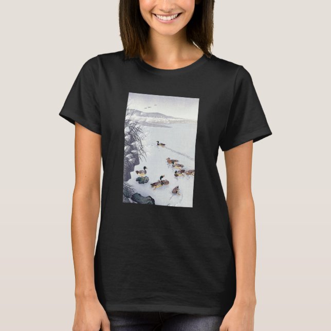 Ducks in the Water by Ohara Koson T-Shirt (Vorderseite)