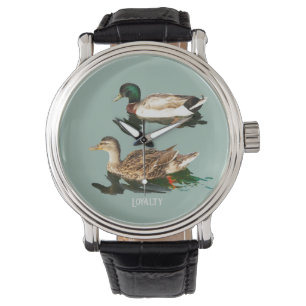 Ducks mallards armbanduhr