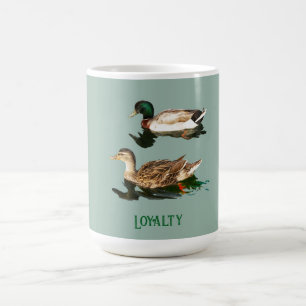 Ducks mallards kaffeetasse