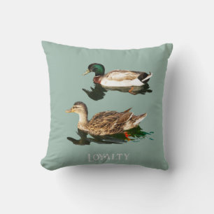 Ducks mallards kissen