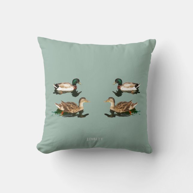 Ducks mallards kissen (Vorderseite)