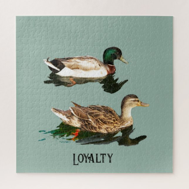 Ducks mallards puzzle (Vertikal)