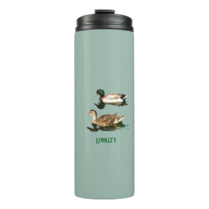 Ducks mallards thermosbecher