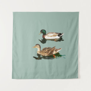 Ducks mallards wandteppich