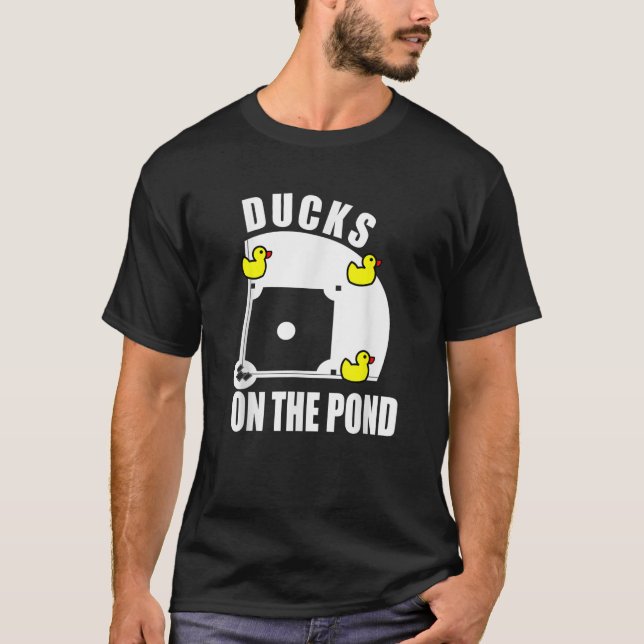 Ducks on the Pond Baseball   T-Shirt (Vorderseite)