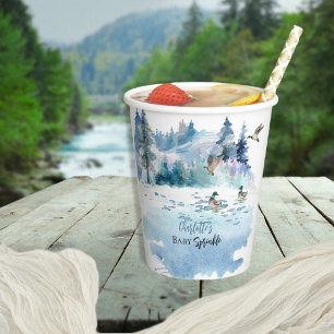 Ducks Woodland Forest Nature Baby Sprinkle Pappbecher