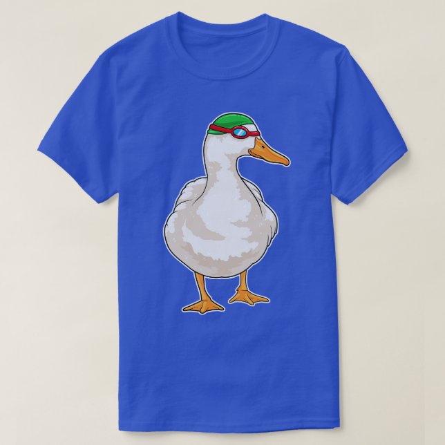 Duckschwimmen Schwimmbrille T-Shirt (Design vorne)