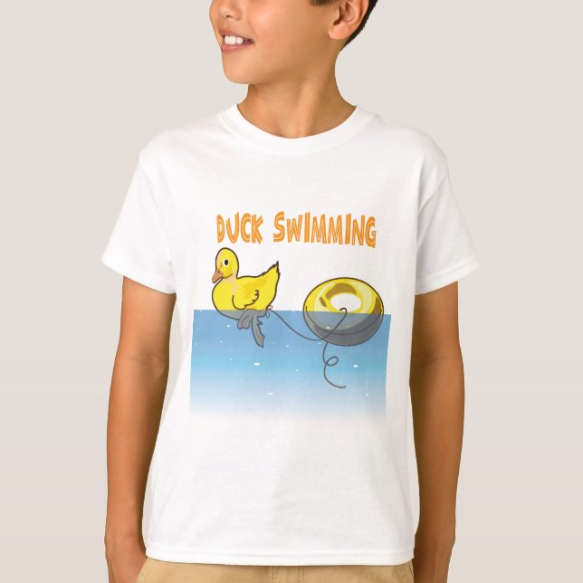 Duckschwimmen T-Shirt (Vorderseite)