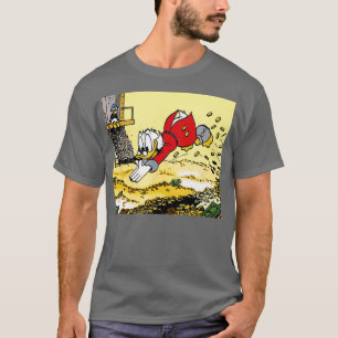 DuckTales Scrooge McDuck schwimmen in Cash T-Shirt