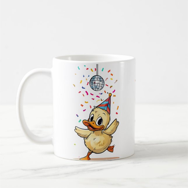 Ducktanzen im Rahmen der Diskothek Ball mit Confet Kaffeetasse (Links)