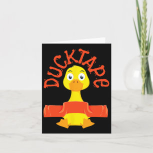 Ducktape Ente Funny Ducks Niedlicher Bauernhof Bew Karte