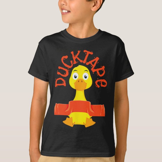 Ducktape Ente Funny Ducks Niedlicher Bauernhof Bew T-Shirt (Vorderseite)
