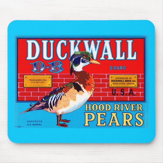 Duckwall Hood River Pears Mousepad (Vorne)