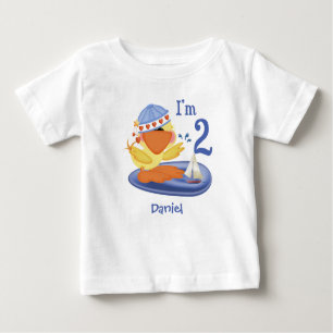 Ducky Boy 2. Geburtstag Baby T - Shirt