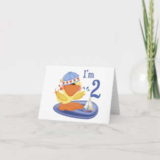 Ducky Boy 2. Geburtstag Einladung