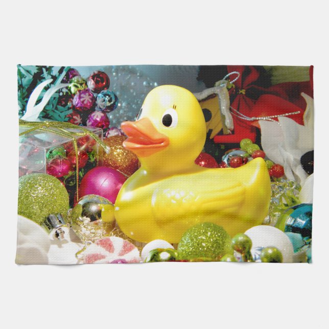 Ducky Christmas I Handtuch (Horizontal)
