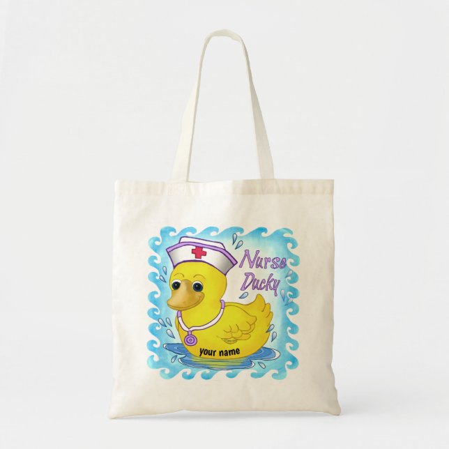 Ducky custom Nurse Tote Bag Tragetasche (Vorne)