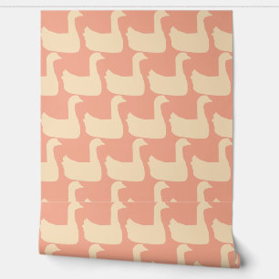Ducky Duck Decorator Peach Tapete