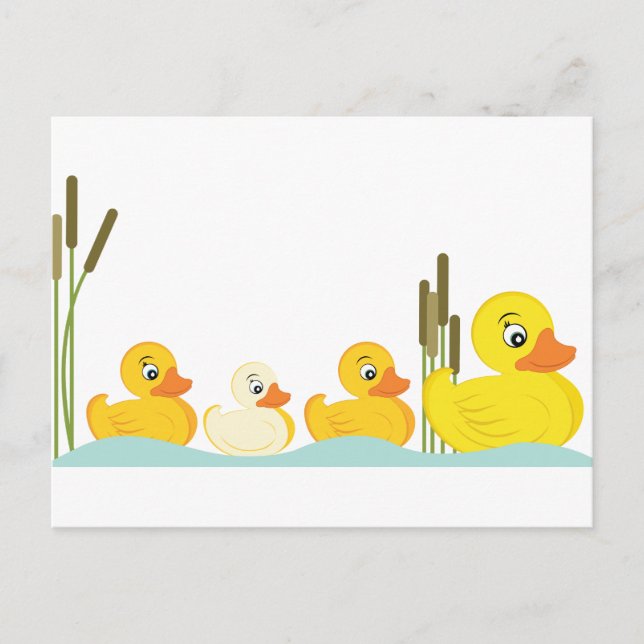 Ducky Family Postkarte (Vorderseite)