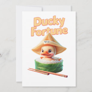 "Ducky Fortunes" Kawaii Einladung