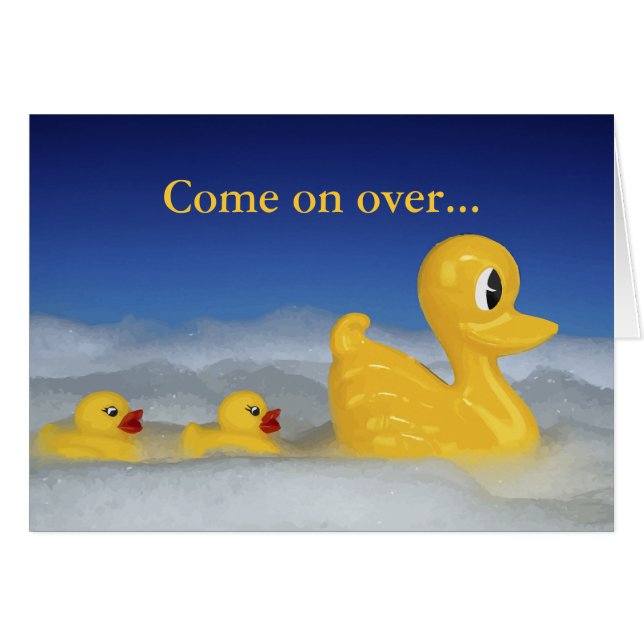 Ducky Gummifamilie im Bad (Vorderseite (Horizontal))